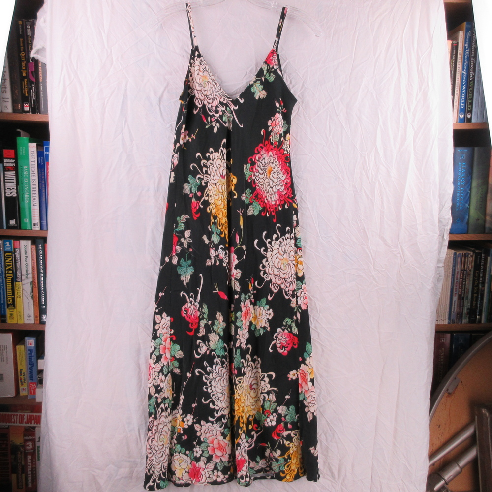 Johnny Was Chrysanthemum Print Slip Dress Size S refined elevated artisan - Picture 2 of 12